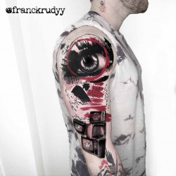 televisions trash polka tattoo