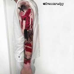 original trash polka tattoo work
