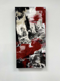 artwork trash polka style
