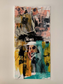 original piece of art by frank rudy